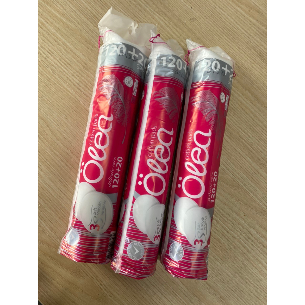 Combo Bông tẩy trang Olea 120+20 miếng