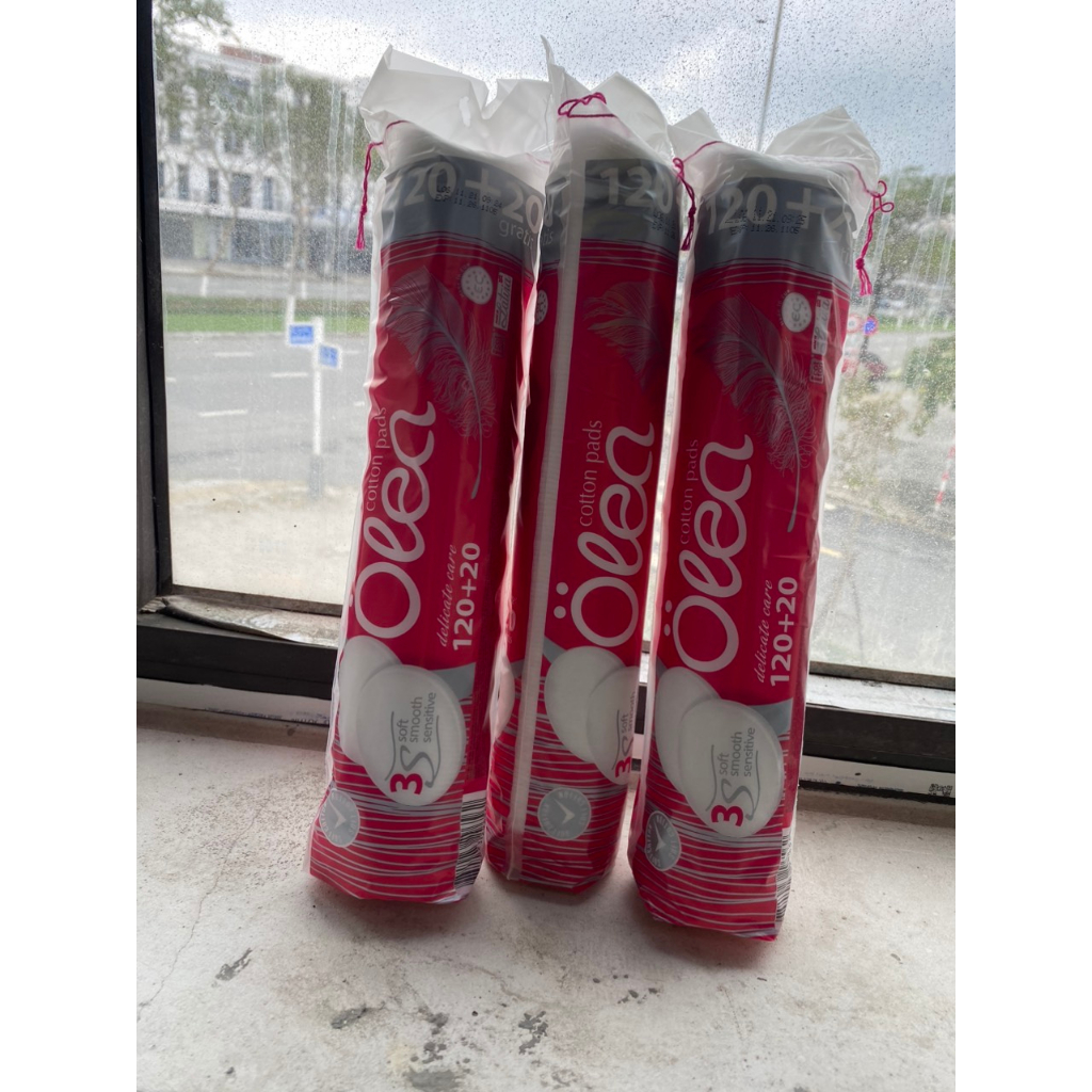 Combo Bông tẩy trang Olea 120+20 miếng