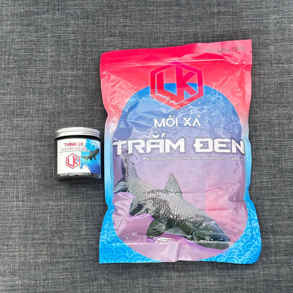 MỒI CÂU HẠT XẢ CHUYÊN TRẮM ĐEN LK - TL 1350G