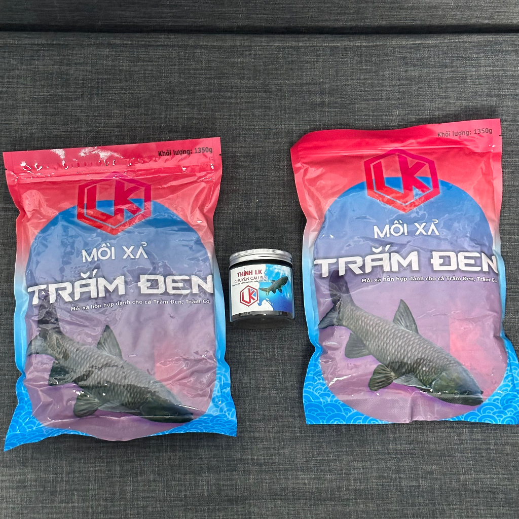 MỒI CÂU HẠT XẢ CHUYÊN TRẮM ĐEN LK - TL 1350G