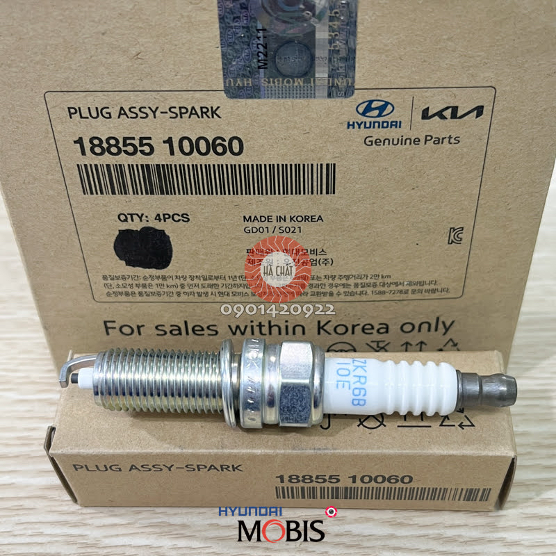 Bugi Chính Hãng HYUNDAI MOBIS NGK LKR6D 🚘 Cho Grand i10 i20 i30 Accent Avante; KIA Forte Morning Carens Soul