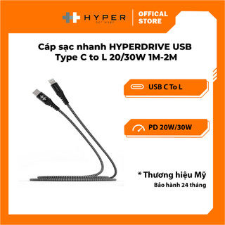 Sợi cáp c to l 20/30w hyperdrive tough 2m mfi dành cho ip/ip hd-clb523 - hàng chính hãng