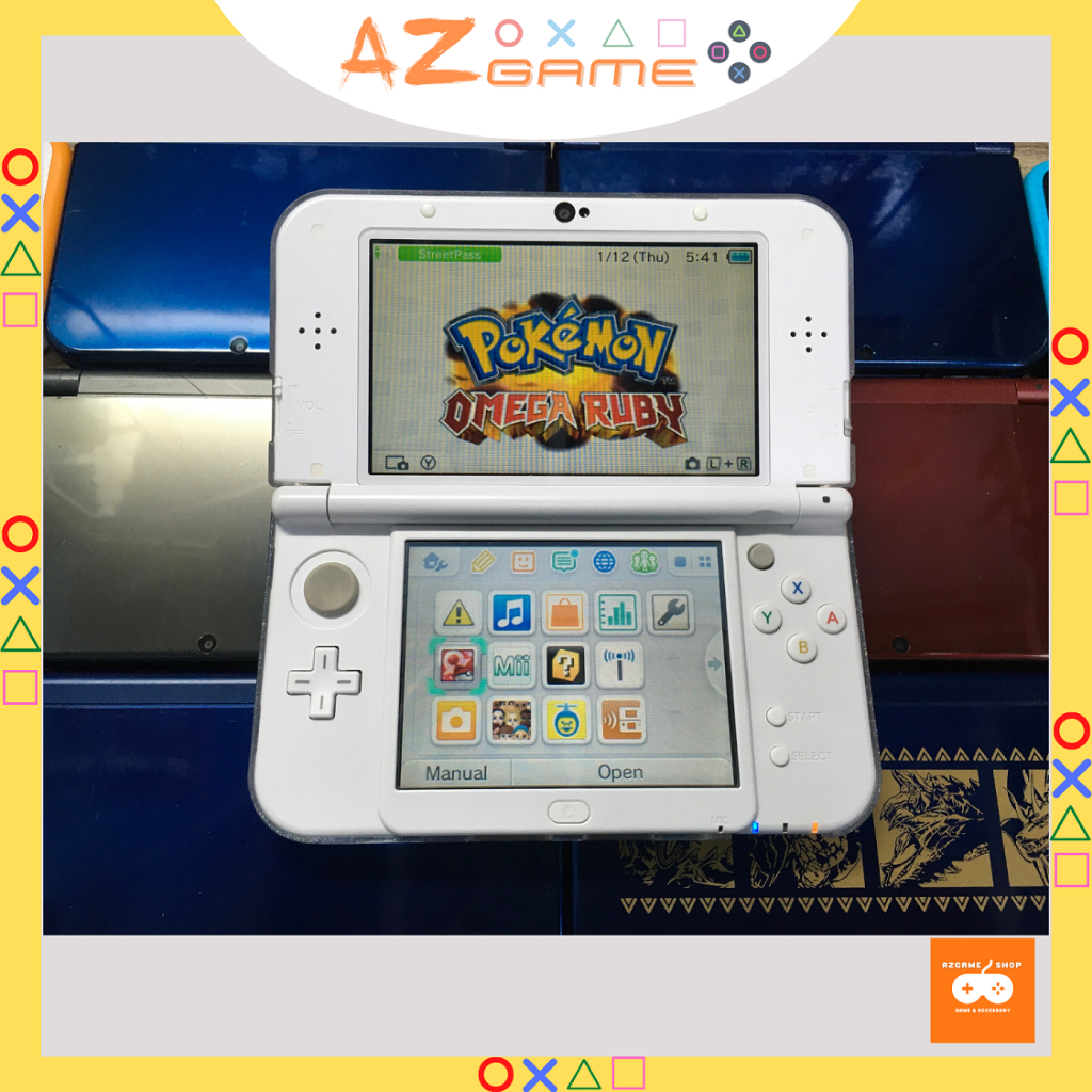 Máy Game Nintendo New 3DS / New 2DS LL / New 3DS LL (Kho 5000 Game 3DS/NDS/GBA/GBC/NES/SNES) Đầy Đủ Phụ Kiện