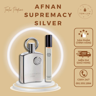 (MẪU THỬ) Nước Hoa Nam Afnan Supremacy Silver EDP TomLux 10ml