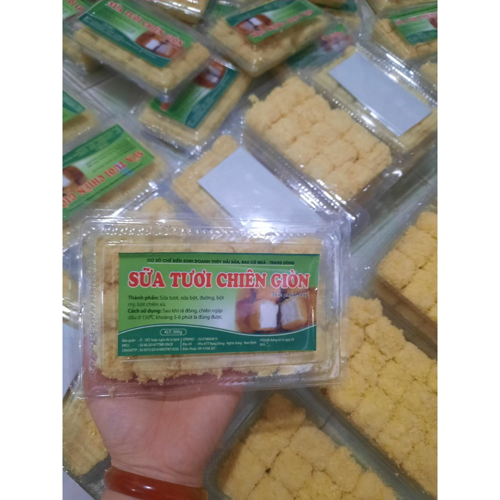 Bánh sữa viên chiên giòn 15 viên/hộp