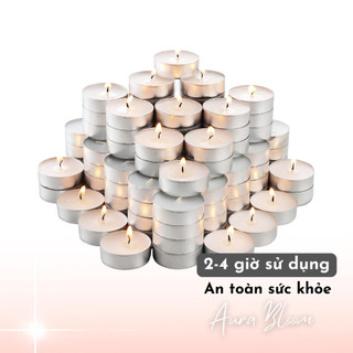 Nến viên tealight thơm và không mùi 2.5 giờ đốt đèn xông tinh dầu nến thơm