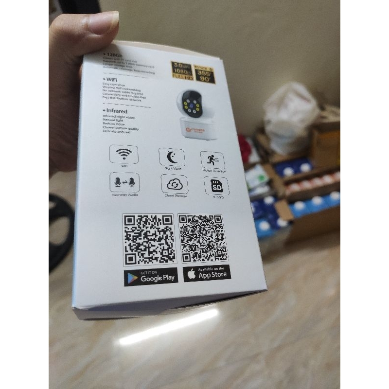 Camera Yoosee  xoay 360 độ, có đèn hồng ngoại, Full HD 1080P - Camera yoosee trong nhà | BH 6 Tháng