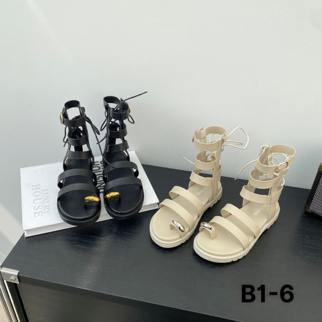 Bốt /boots cao cổ chiến binh khóa kéo sau gót vuông cao 5p fulbox 793-1 HACHI SHOES
