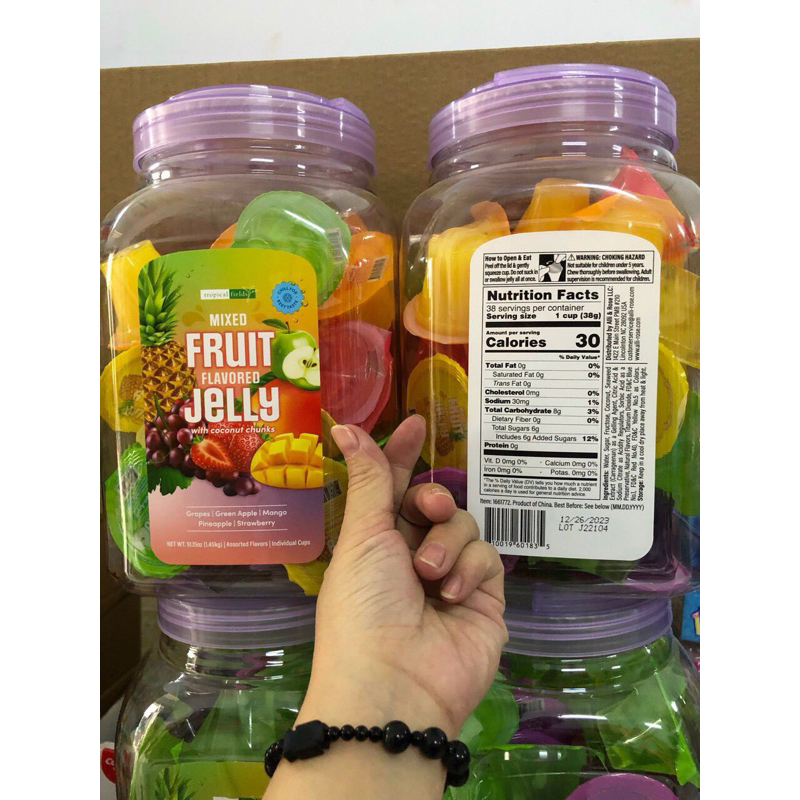 THẠCH RAU CÂU TROPICAL FIELDS - MIXED FRUIT FAVORED JELLY