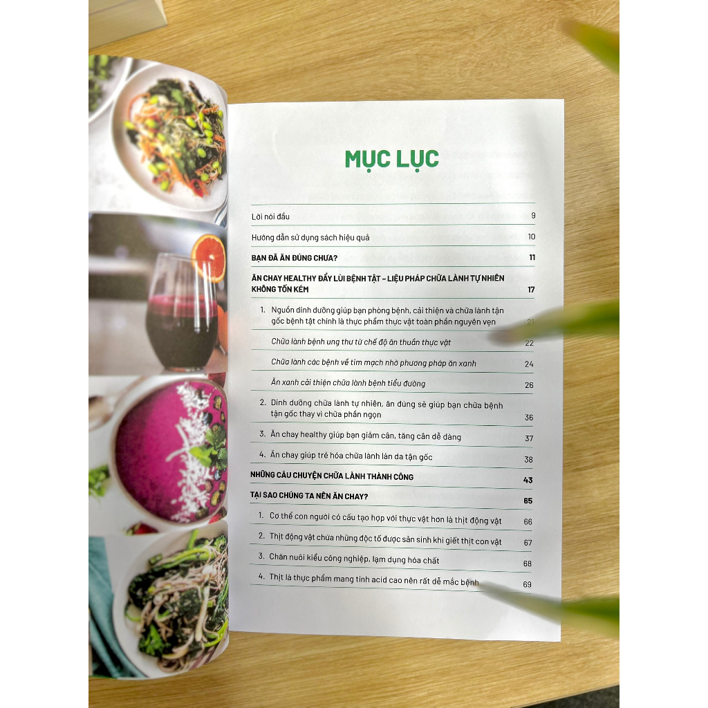 Sách - Ăn chay healthy không lo thiếu chất – 7 ngày ăn xanh nâng cao sức khoẻ, dồi dào năng lượng