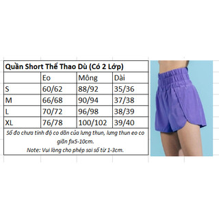 Quần Short Thể Thao Dù 2 Lớp - 3783