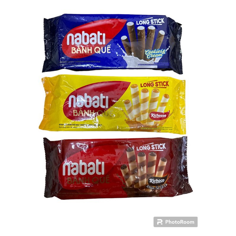 Bánh quế Nabati, đồ ăn vặt