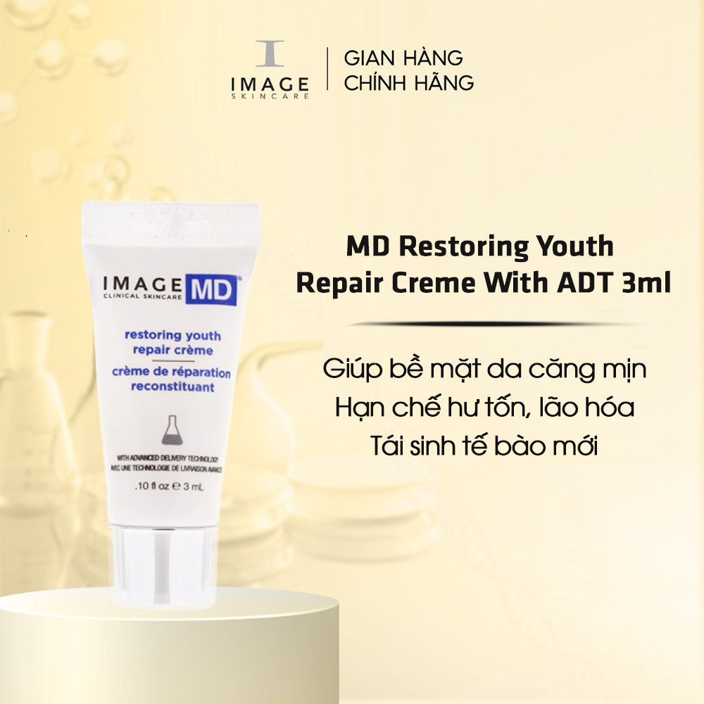 Kem phục hồi và trẻ hóa da Image Skincare MD Restoring Youth Repair Creme With Adt Tecnology 3ml