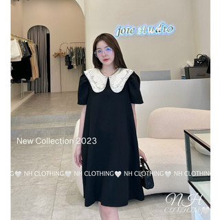 Váy cổ tầng đính đá sm