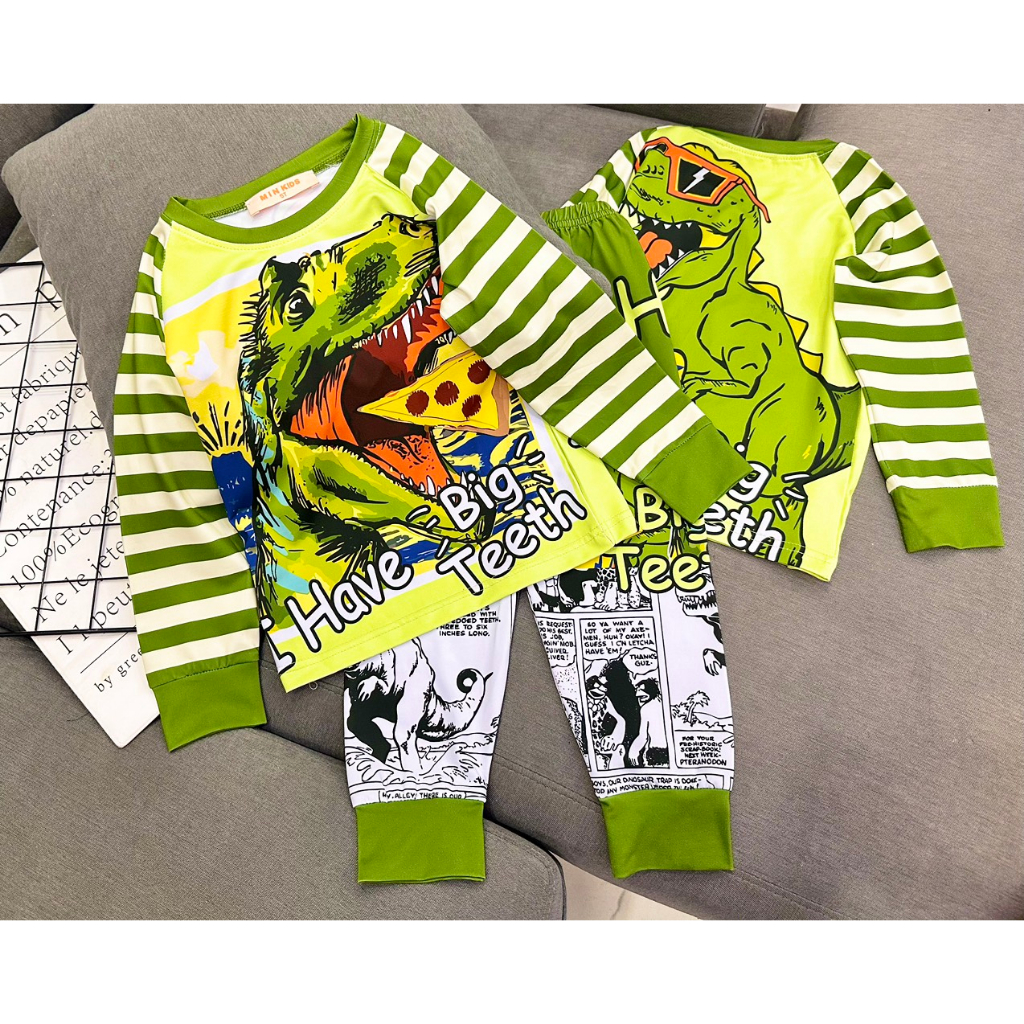 Bộ Tay dài quần dài Thun lạnh 3D loại 1 Ann's Kids siêu nhân cho bé trai size nhí từ12-22kg-Đồ bộ cho bé-Shopmebo