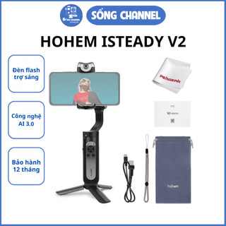 Gimbal tay cầm chống rung hohem isteady v2 công nghệ ai thế hệ mới