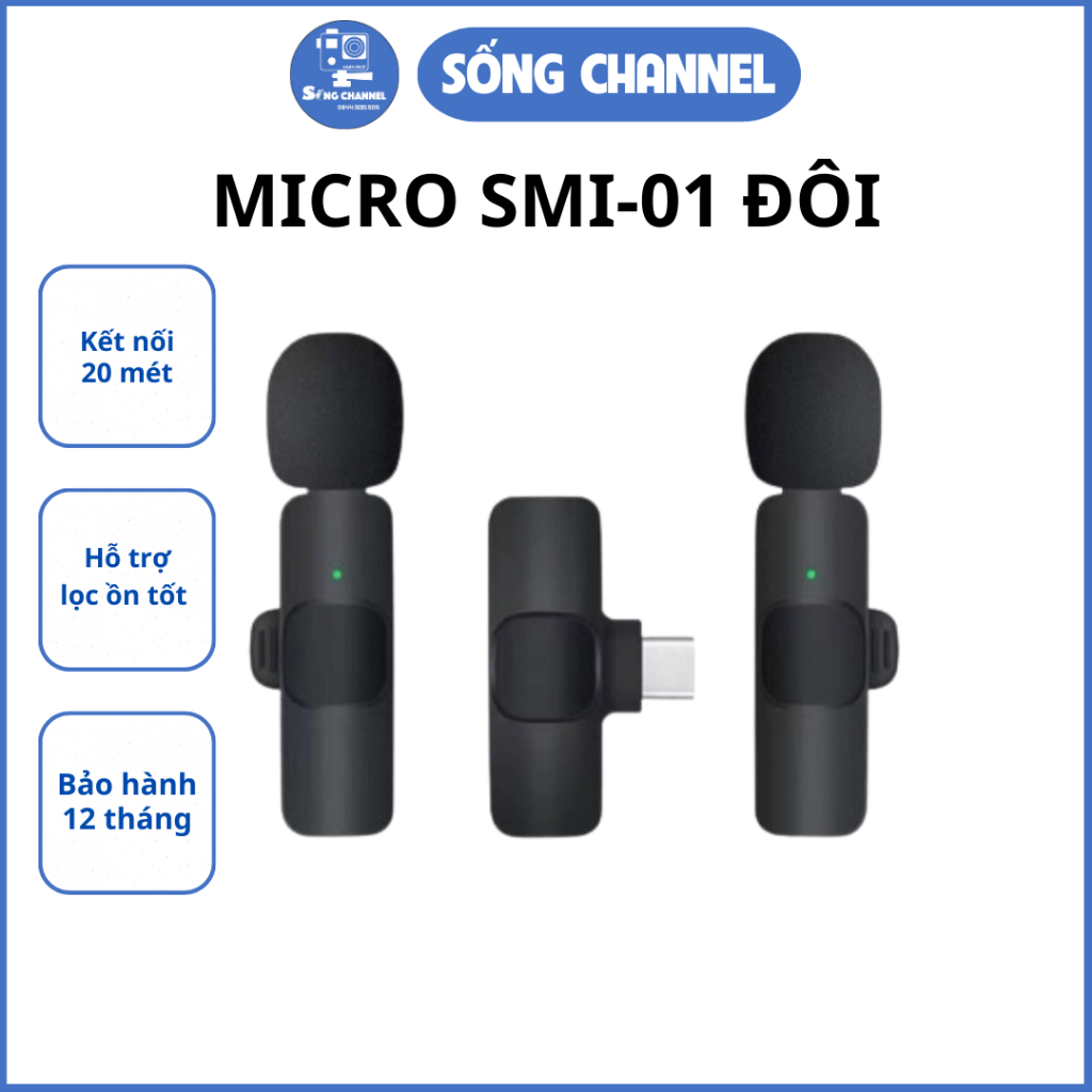 Micro Thu Âm Không Dây SMI 01 Giá Rẻ Nhất