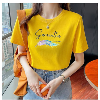 Áo phông nữ dáng rộng NA03 in hình chất thun cotton Loza CT6265