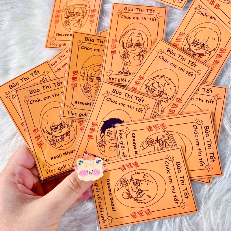 Card Bungou Stray Dogs | card thi tốt Anime Bungou Stray Dogs bóc pack nhân phẩm