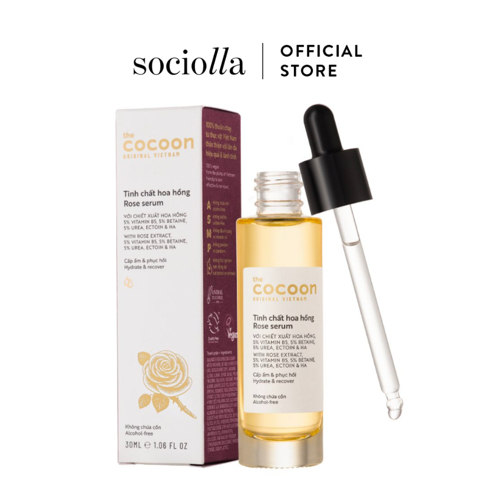 Tinh Chất Hoa Hồng Cocoon 30ml