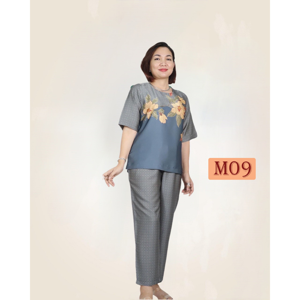 Đồ bộ nữ trung niên cho mẹ cho bà, lụa Latin cao cấp