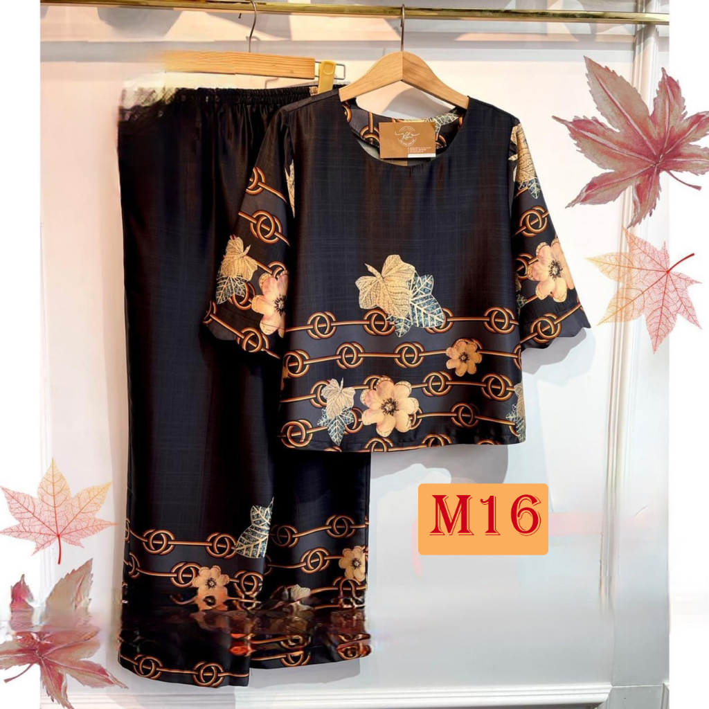 Đồ bộ nữ trung niên cho mẹ cho bà, lụa Latin cao cấp