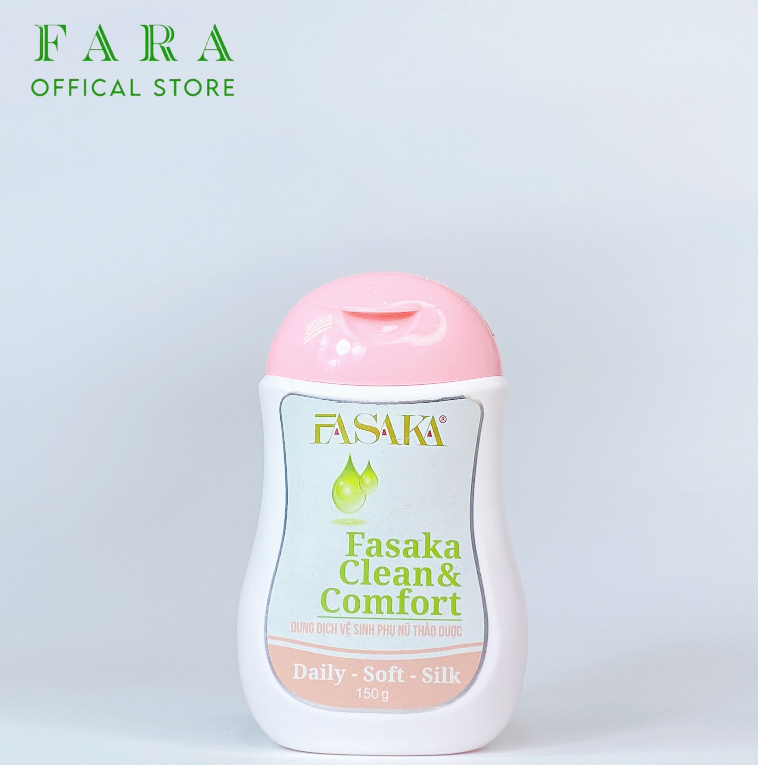 Combo Dung Dịch Vệ Sinh Thảo Dược Fasaka 150g Và Nước Hoa Vùng Kín Vera 6ml