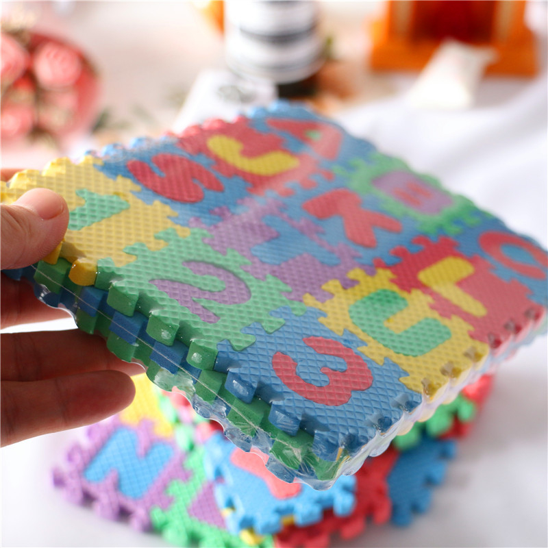 Thảm Trải Sàn Mini Bộ 36 Mảnh Ghép Mô Hình Thu Nhỏ Trang Trí Nhà Búp Bê 1/6, 1/12