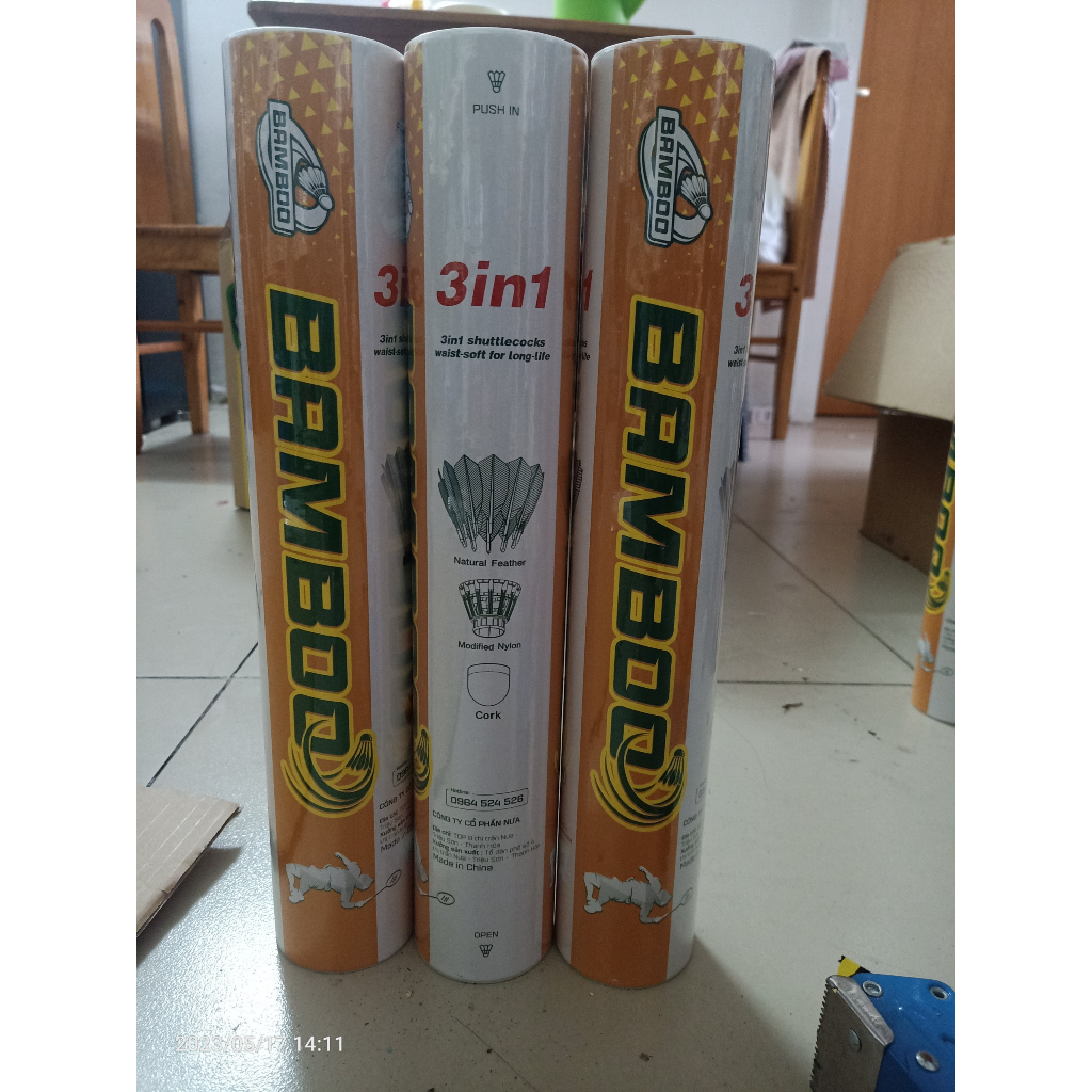 Ống cầu lông bán nhân tạo Bamboo thế hệ mới