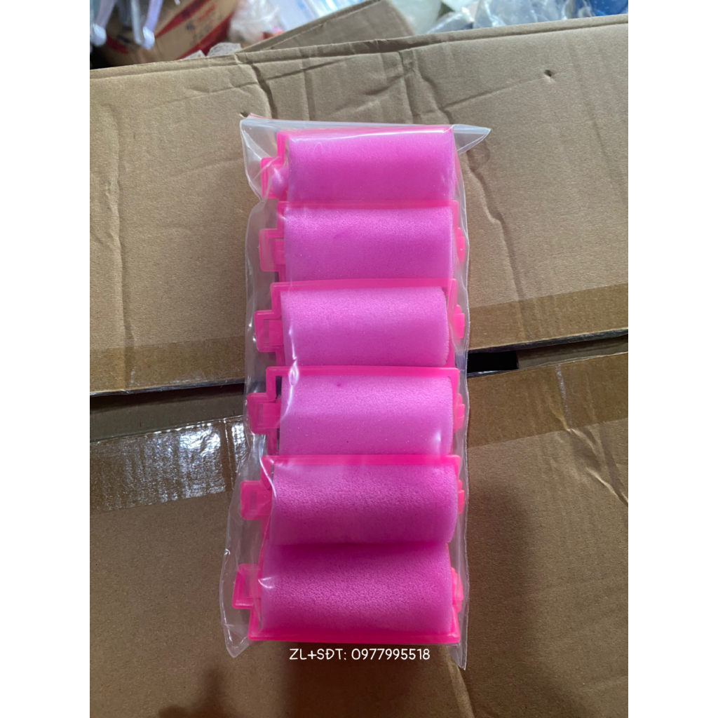 Lô Mút Xốp Cuốn Xoăn Tóc (6 Cái)