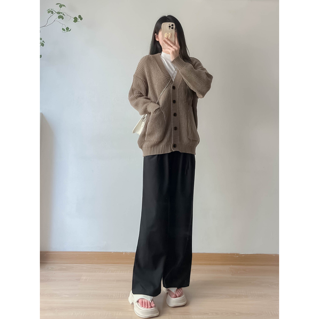 Áo len cardigan trơn - Retrostyle - CDG8836_P0K7