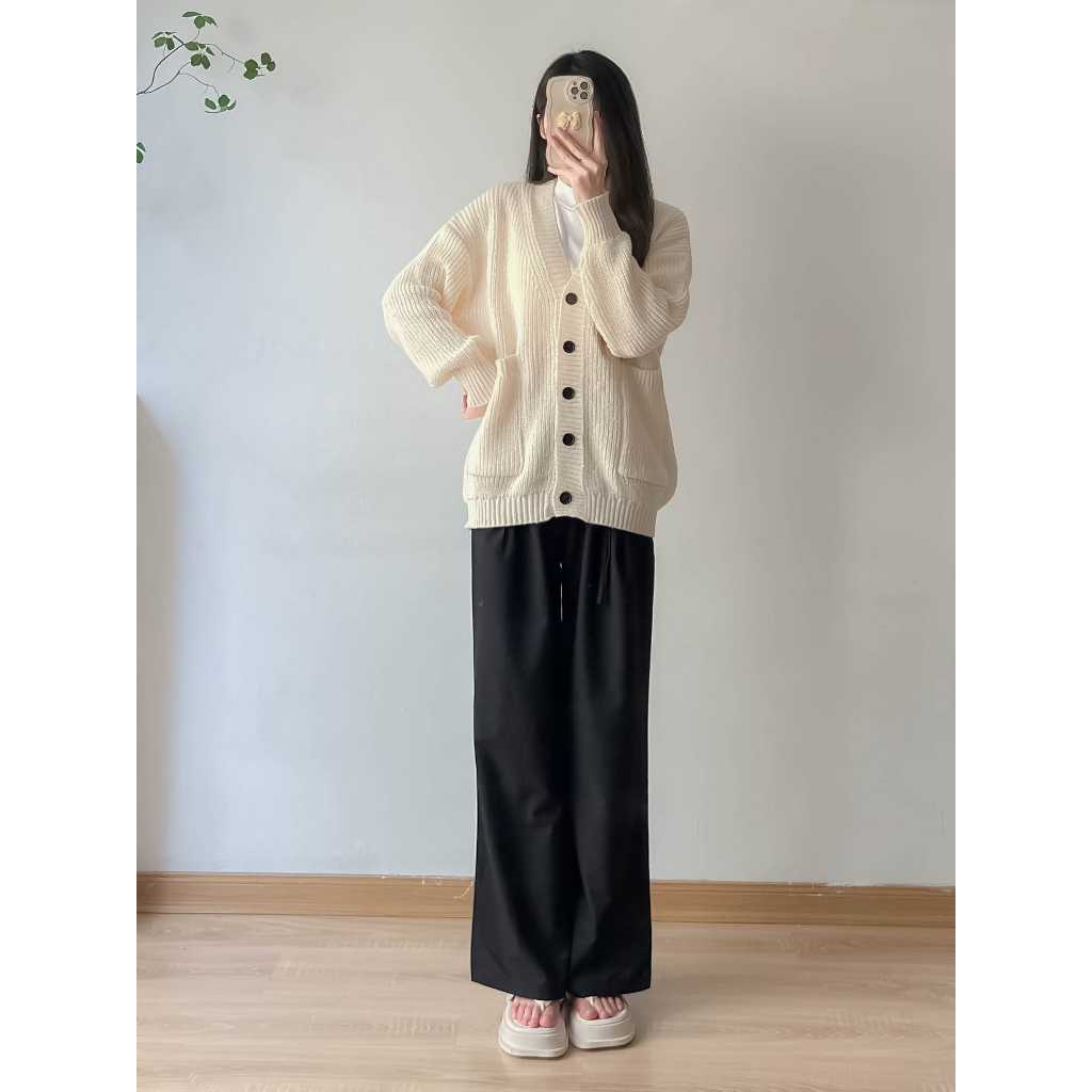 Áo len cardigan trơn - Retrostyle - CDG8836_P0K7