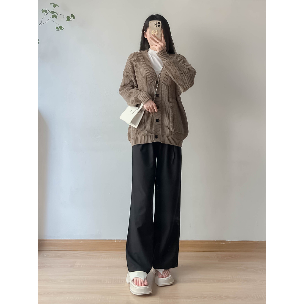 Áo len cardigan trơn - Retrostyle - CDG8836_P0K7