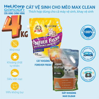 Cát mèo, cát khoáng max clean, hysen cát vệ sinh cho mèo cao cấp chuyên dụng cho máy dọn phân mèo