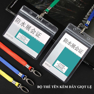 BỘ BAO THẺ TÊN,DÂY ĐEO THẺ-BAO THẺ NHÂN VIÊN HỌC SINH ٩(^‿^)۶