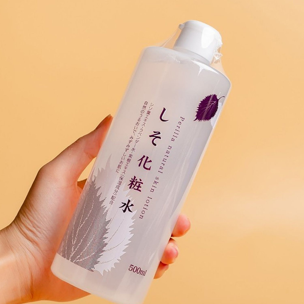 Nước hoa hồng Chinoshioya chiết xuất từ lá tía tô dưỡng da trắng hồng 500ml - Hachi Hachi Japan Shop