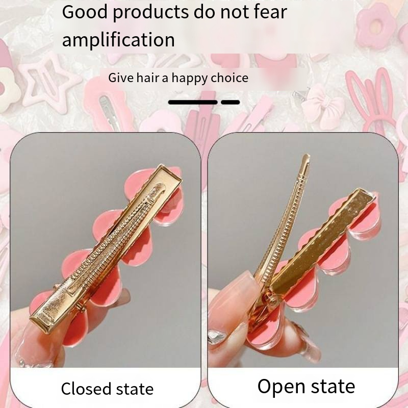 Bộ 19 Kẹp Tóc Lợn Hồng Đáng Yêy Cho Bé - GOOD DEAL