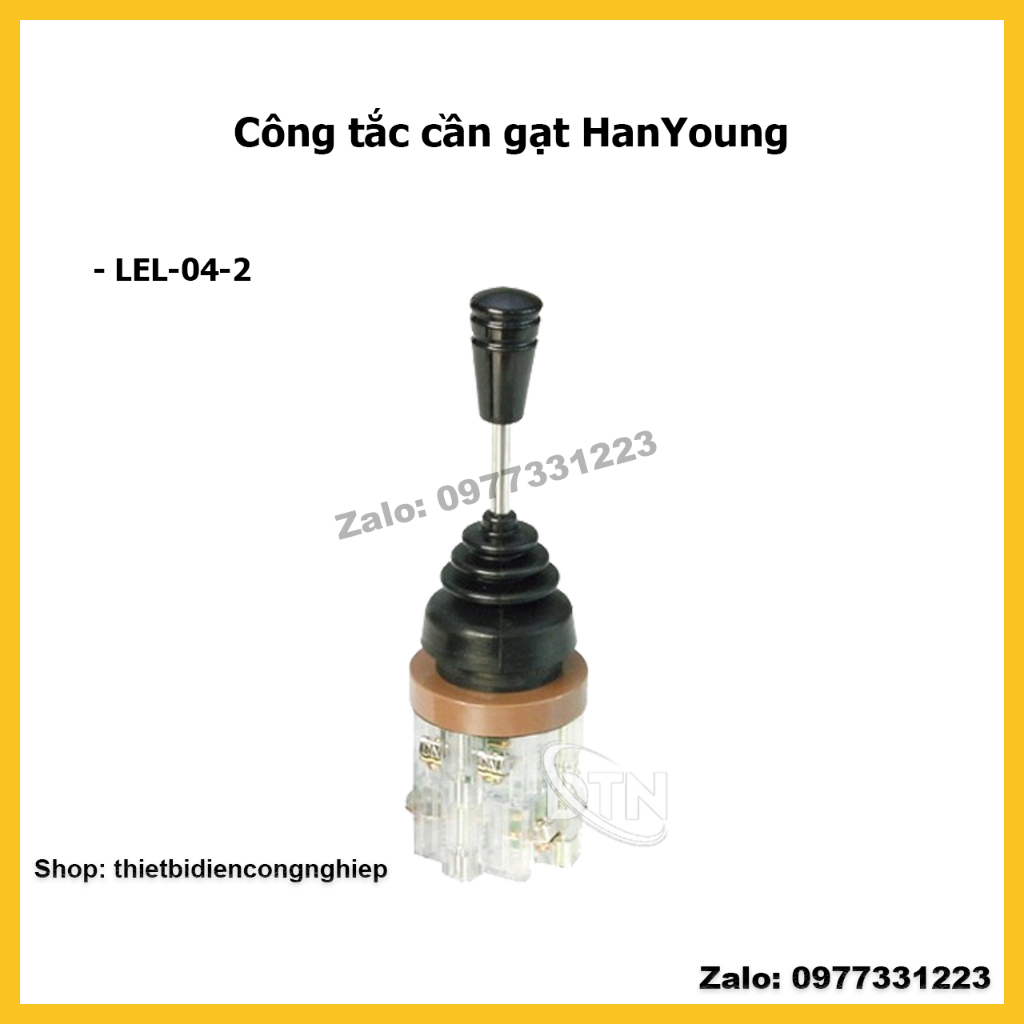 HanYoung Công tắc cần gạt hanyoung LEL-04-2 4 hướng tự giữ