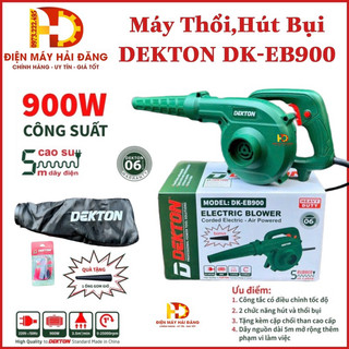 Máy thổi bụi và hút bụi dekton dk-eb900 mẫu mới 900w.bh 6tháng