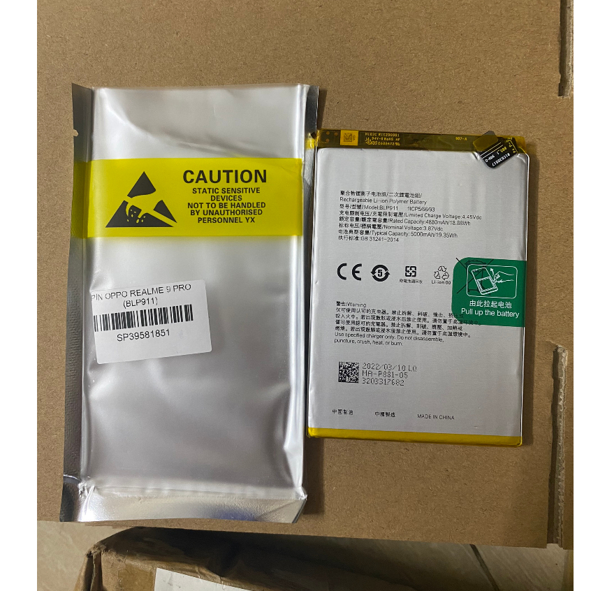 Pin Realme 9i / Realme 9 Pro / Realme V25  BH 3 tháng