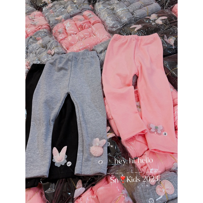 8-30kg sỉ  quần leging Zip QC  mềm cho bé