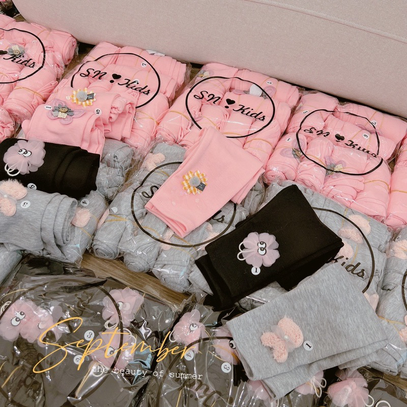 8-30kg sỉ  quần leging Zip QC  mềm cho bé