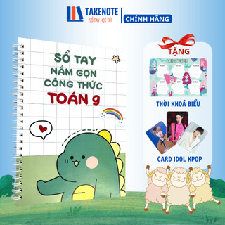 Sổ tay takenote toán 9 - khổ giấy a5