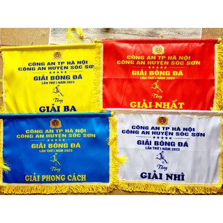 Cờ trao giải, cờ lưu niệm chữ nhật khổ lớn