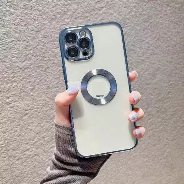 Ốp IP hở táo viền vuông mạ màu, Có bảo vệ kính camera cho iPhone từ ̉6G/6S Đến 14 Promax siêu đẹp giá sỉ