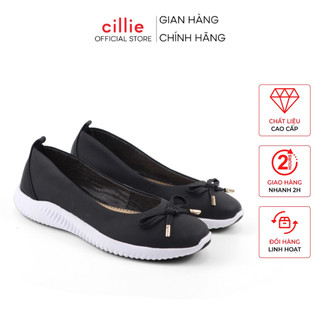 Giày búp bê nữ mũi tròn basic đế thể thao siêu nhẹ năng động thời trang đi học đi chơi Cillie 1097