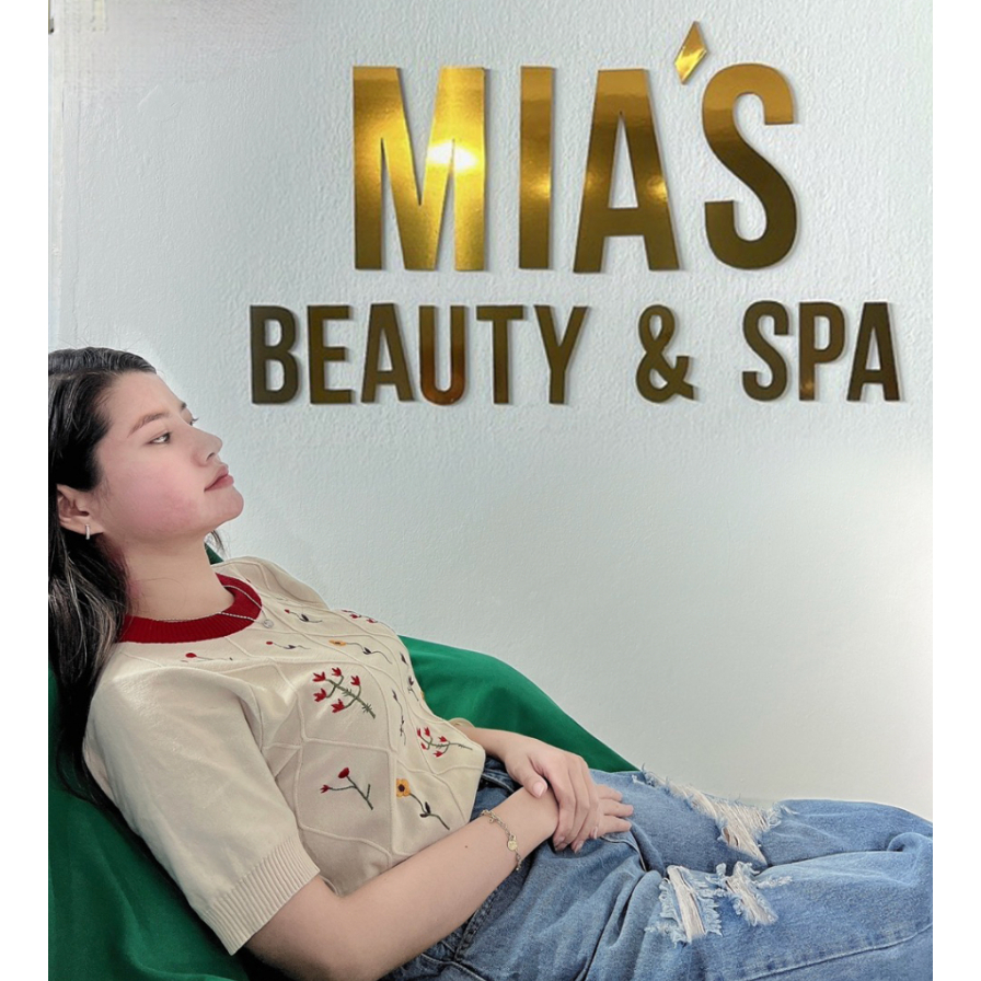 Chữ Alu Vàng Gương 20cm dán tường, trang trí bảng hiệu, biển quảng cáo decor - MON DECOR