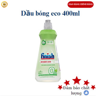 Dầu bóng rửa bát Finish chai 400ml eco 0%