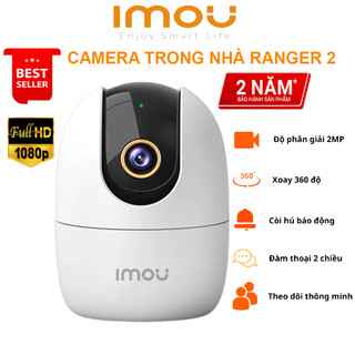 (COMBO )Camera IP WIFI XOAY 360 2M 4M IMOU Ranger2 A22 A42P + Thẻ 64GB Chuyên Dụng Còi Hú Báo Động ,Đàm thoại Chính Hãng