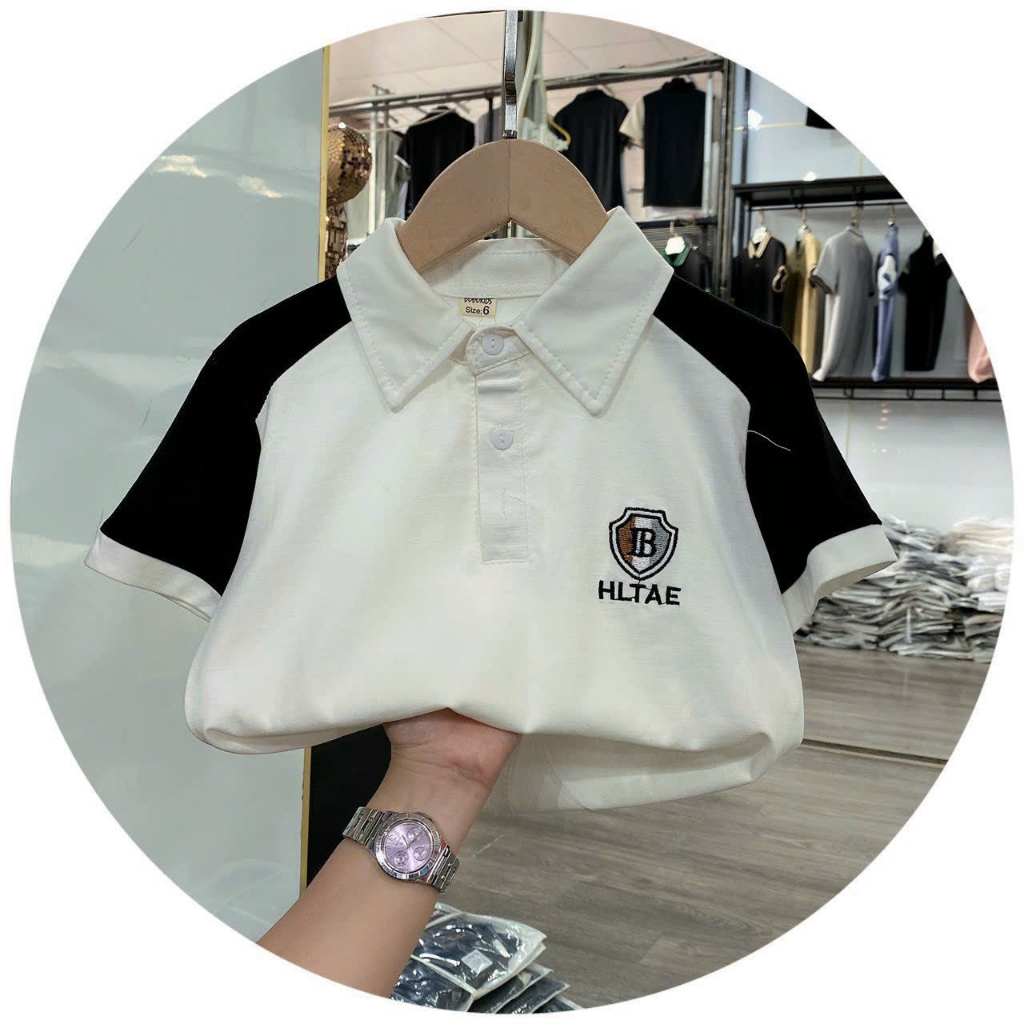 ÁO POLO BÉ TRAI CHO BÉ TỪ 30-40KG